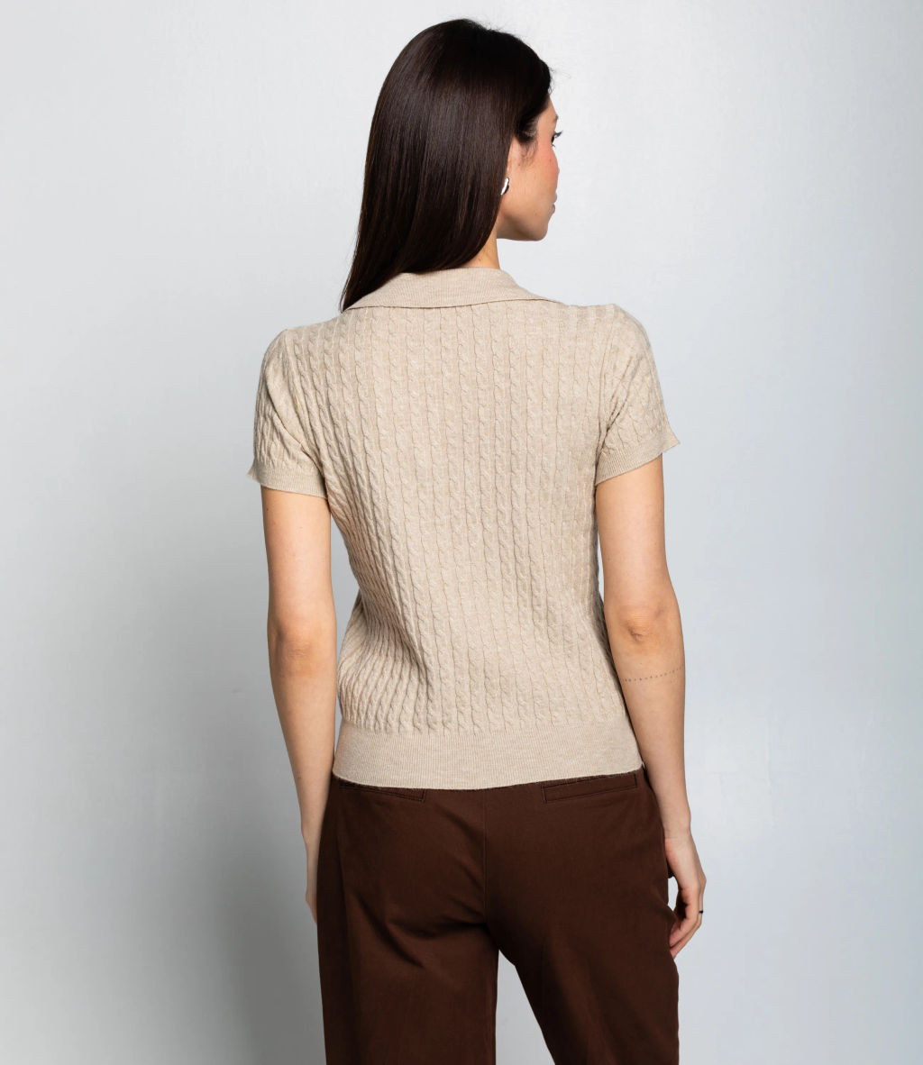 Футболка #КТ933 (3), бежевый