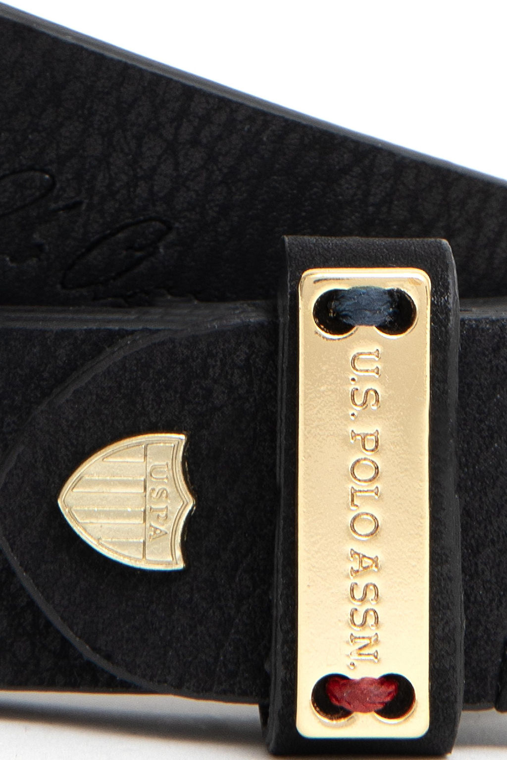 Женский черный пояс - U.s. polo assn фото 4