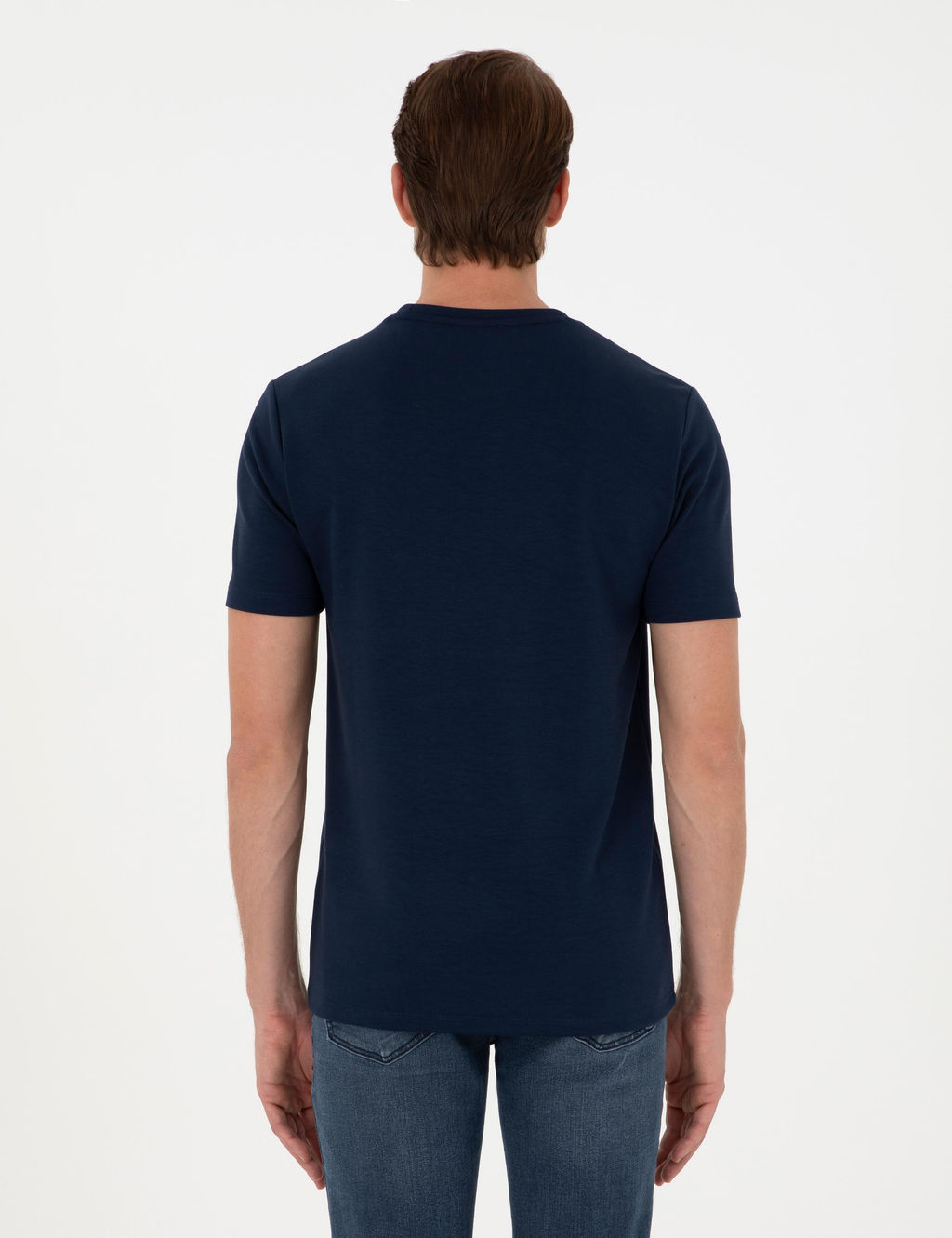 Lacivert Regular Fit Ti__rt