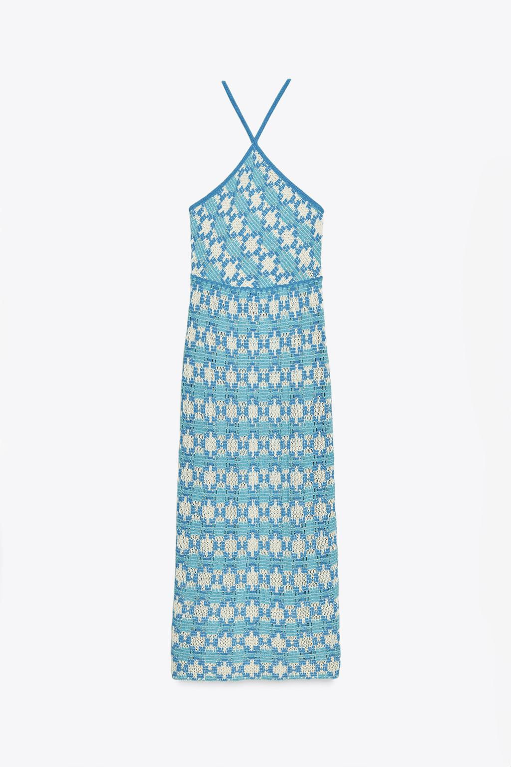 KNIT HALTER DRESS - Zara фото 4