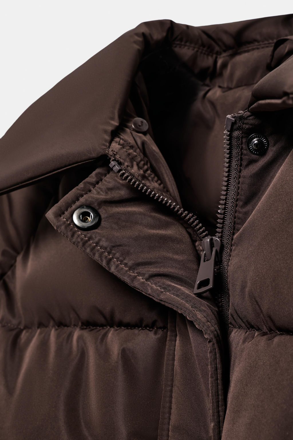 QUILTED BOMBER JACKET WITH FAUX FUR LAPEL - Zara фото 10