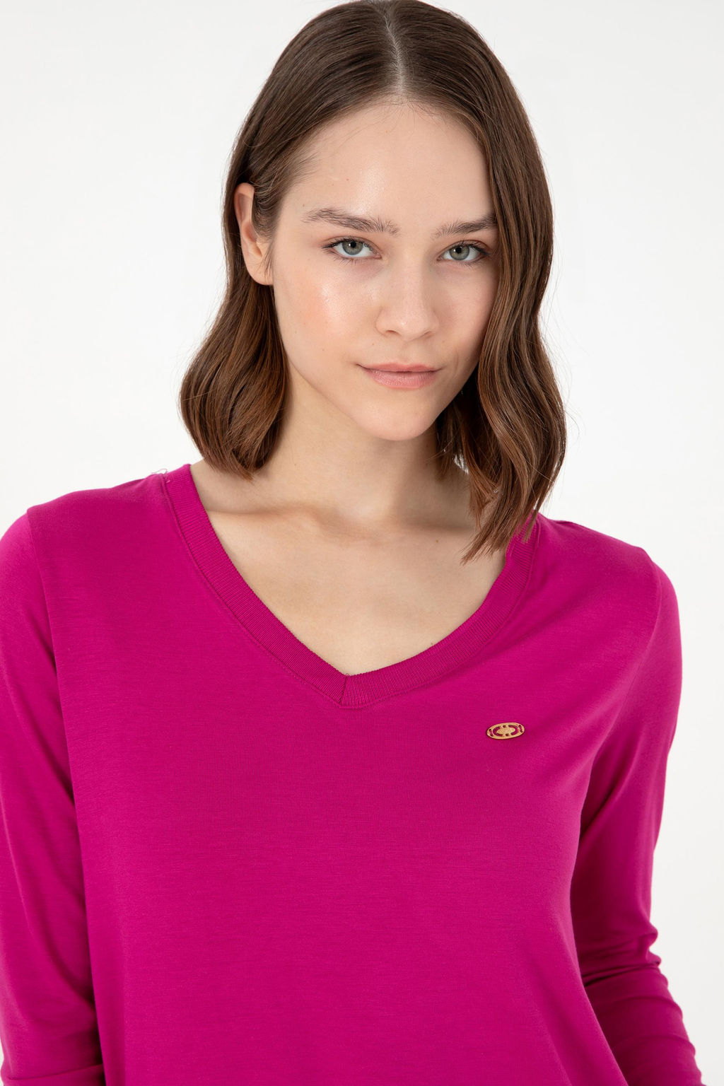 Женский свитшот цвета фуксии Неожиданная скидка в корзине - U.s. polo assn фото 2