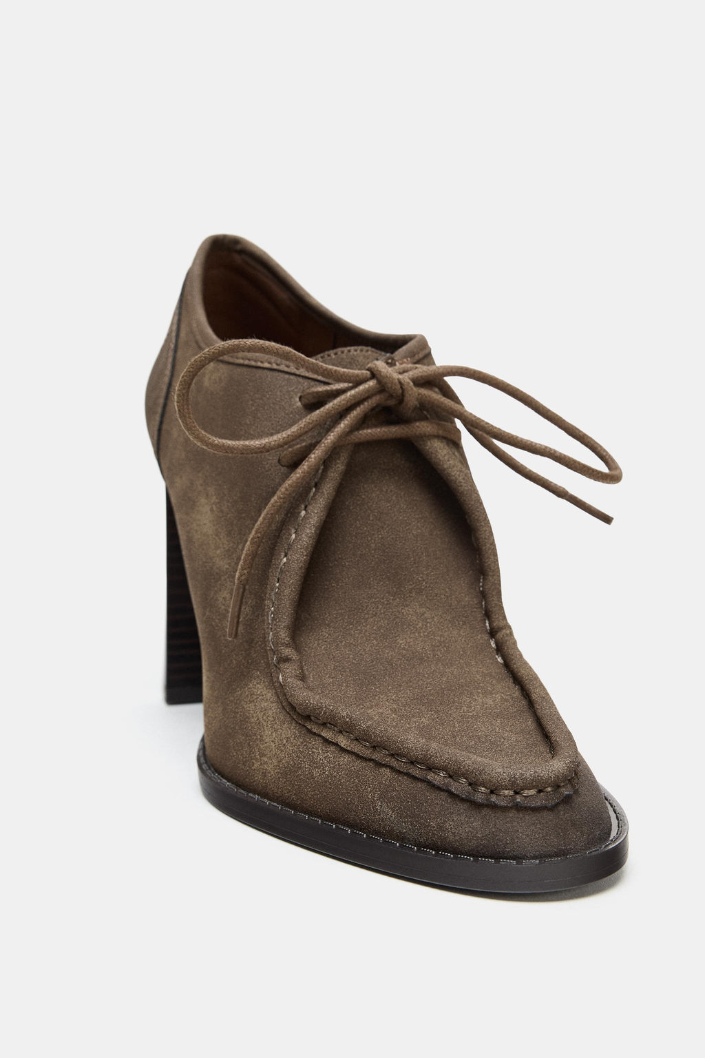 LACE-UP HIGH-HEEL SHOES - Zara фото 3