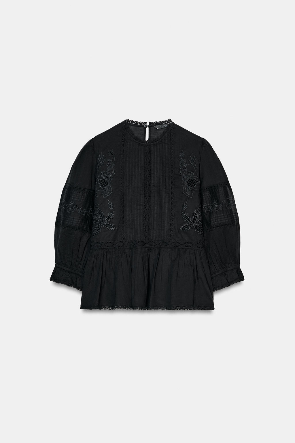 ZW COLLECTION EMBROIDERED SHIRT - Zara фото 10