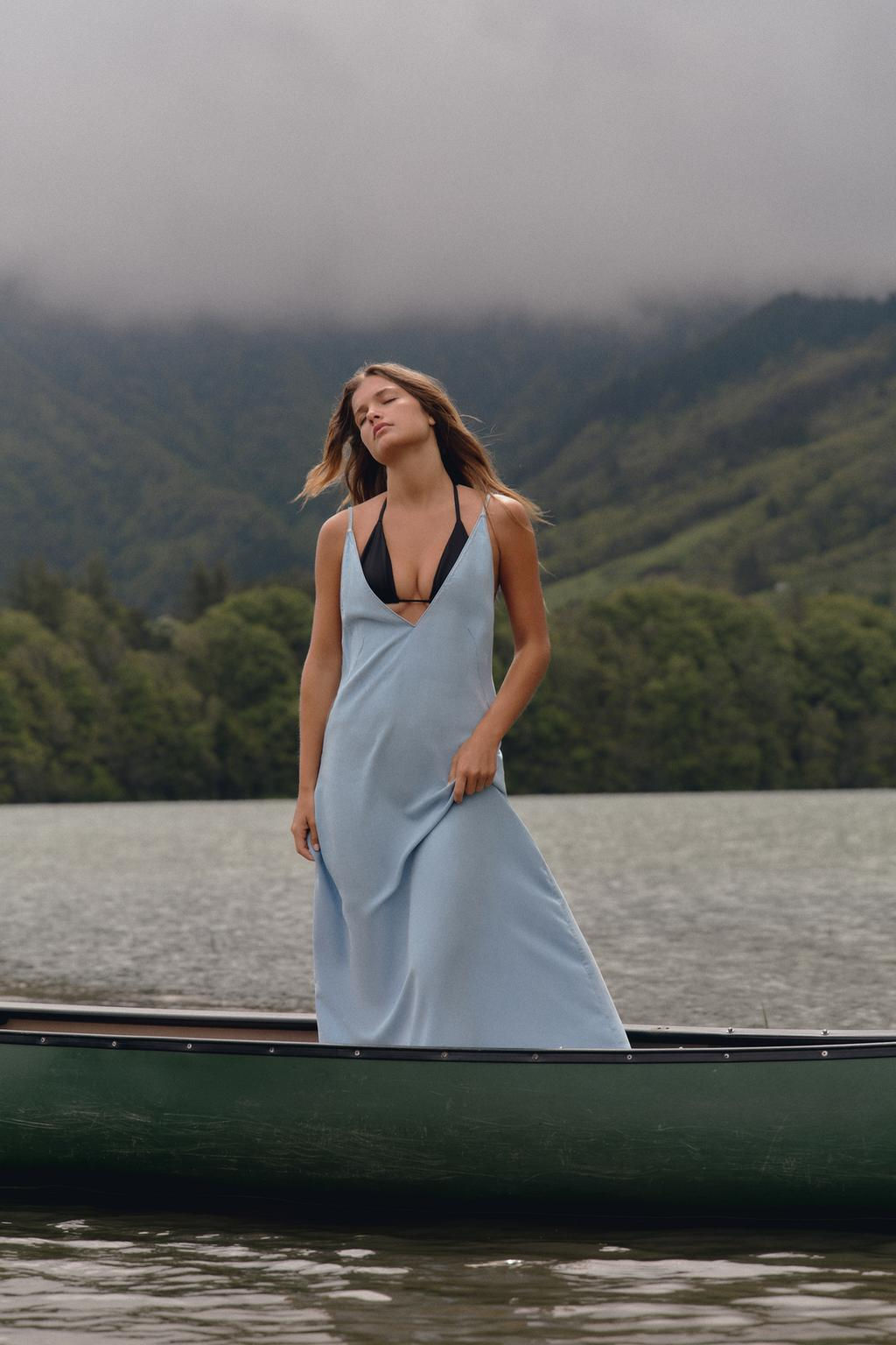 FLOWING MIDI DRESS - Zara фото 3