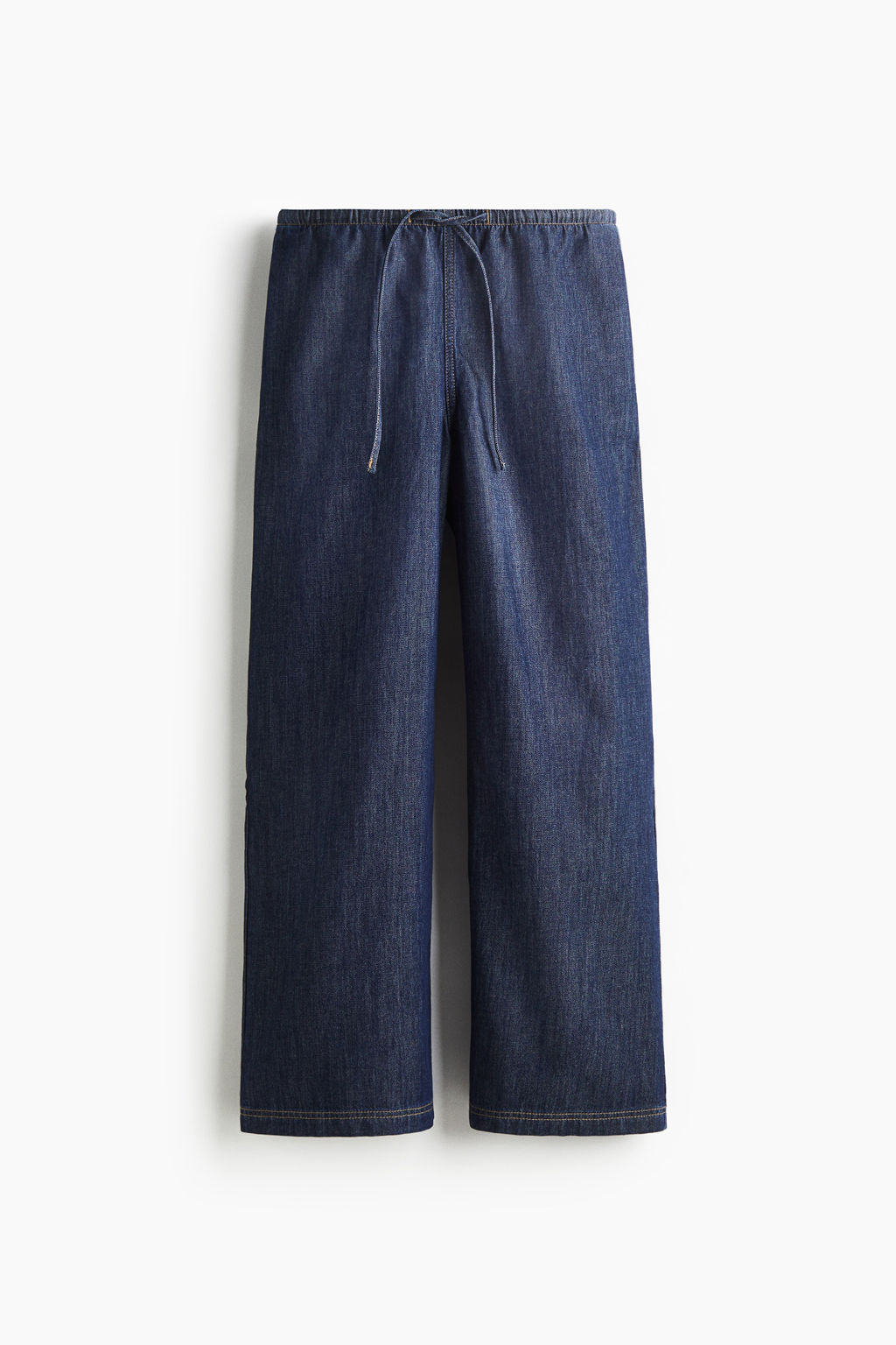 Pantal?n denim con cord?n de ajuste - H&m фото 6