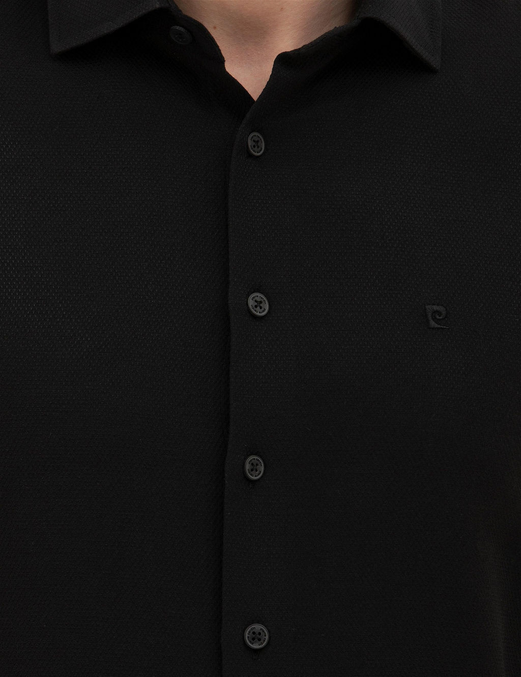 Siyah Slim Fit Uzun Kollu G_mlek - Pierre cardin фото 7