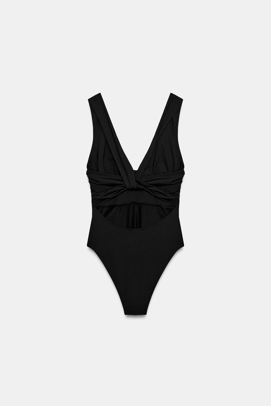 BODY POLIAMIDA ESPALDA ABIERTA / Negro - Zara фото 8