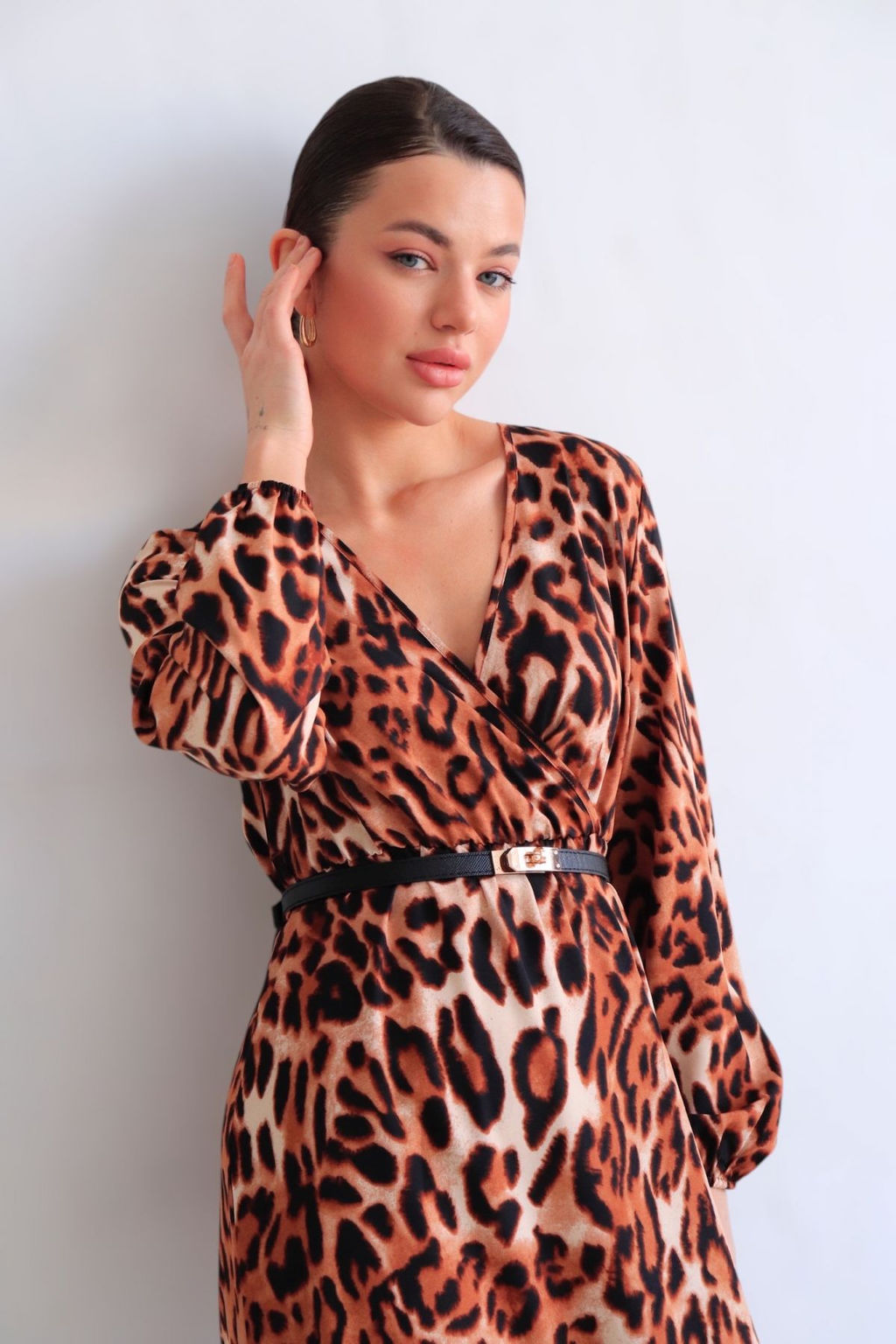 Martichelli Платье с анималистичным принтом  фото 11