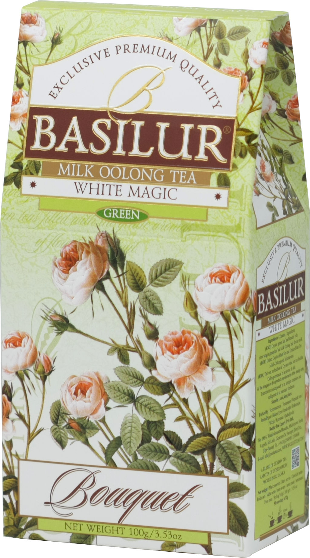 BASILUR. Букет. Белое волшебство 100 гр. карт.пачка