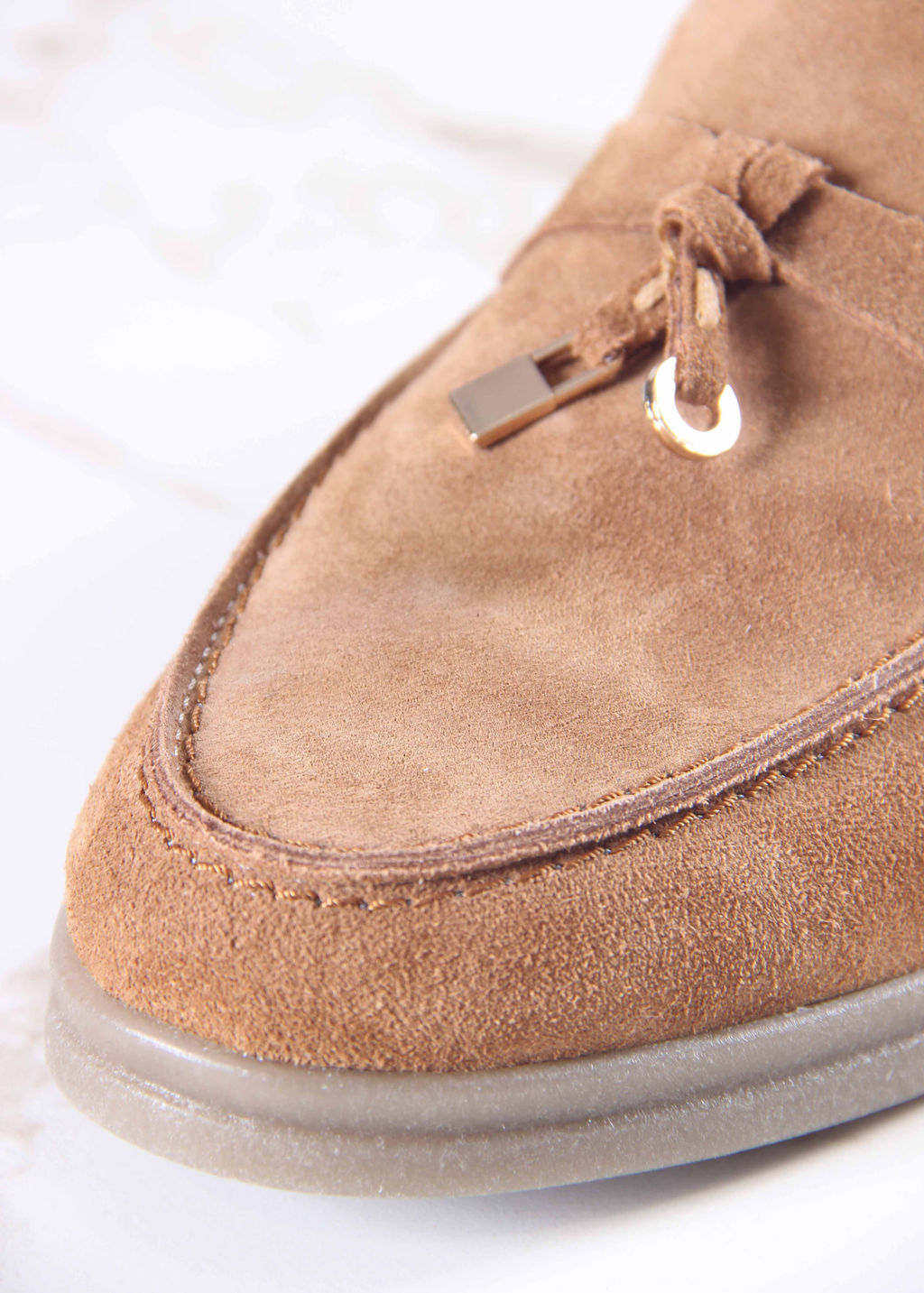 Лоферы туфли 170.2614be. светло- коричневый замша