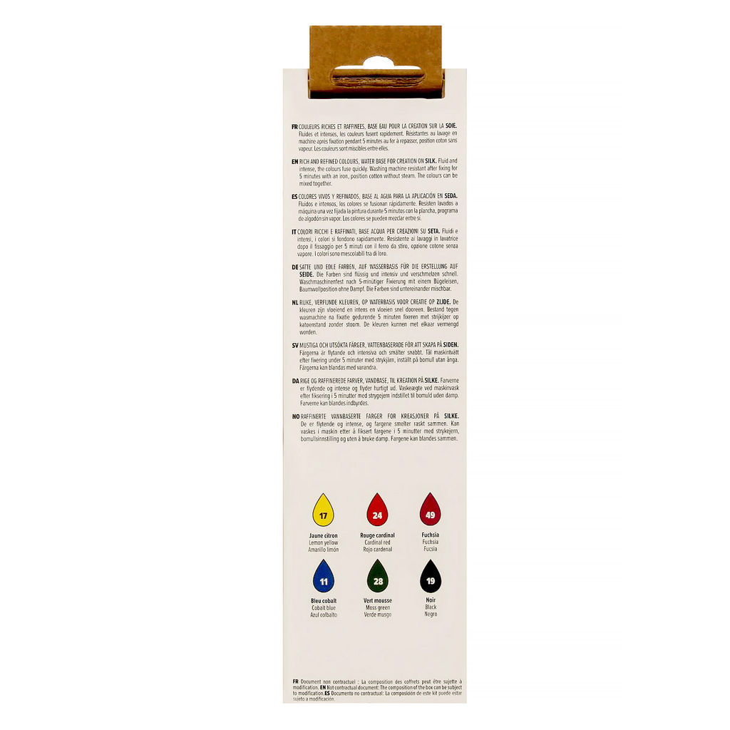 PEBEO Набор красок Setacolor Light Fabrics Открытие для светлых тканей 6 цв. х 20 мл 756482