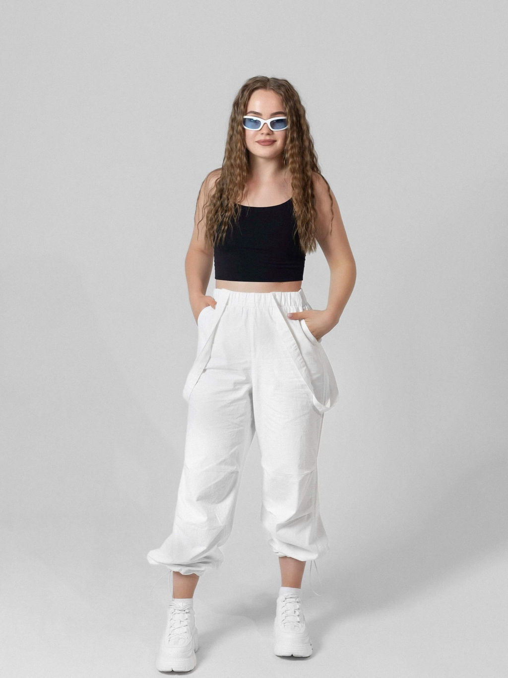 Брюки Иветта (белый) - Nadi bordo фото 3