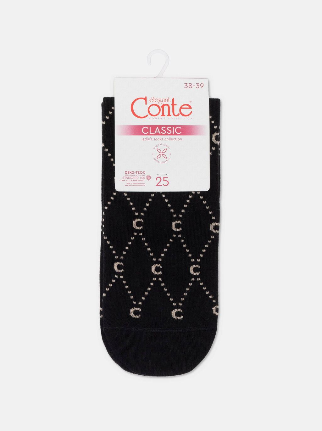Цена за 2 пары. Носки Классические CONTE CLASSIC черный - Conte elegant фото 8