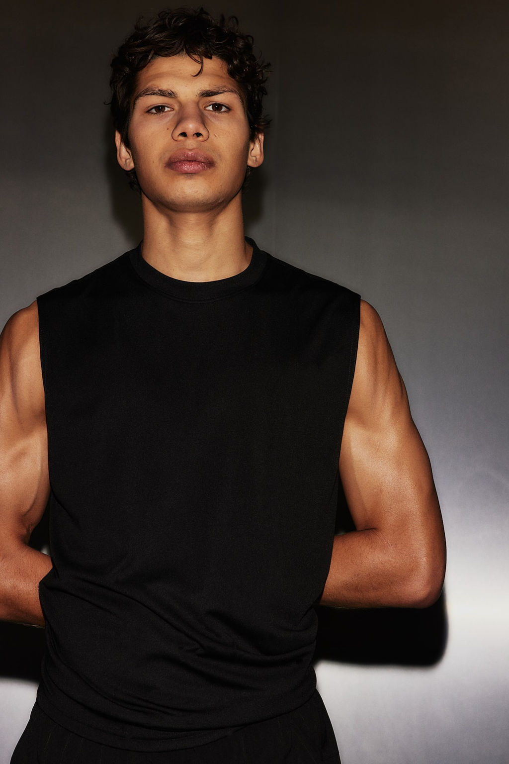 Camiseta de deporte sin mangas en DryMove - H&m фото 4