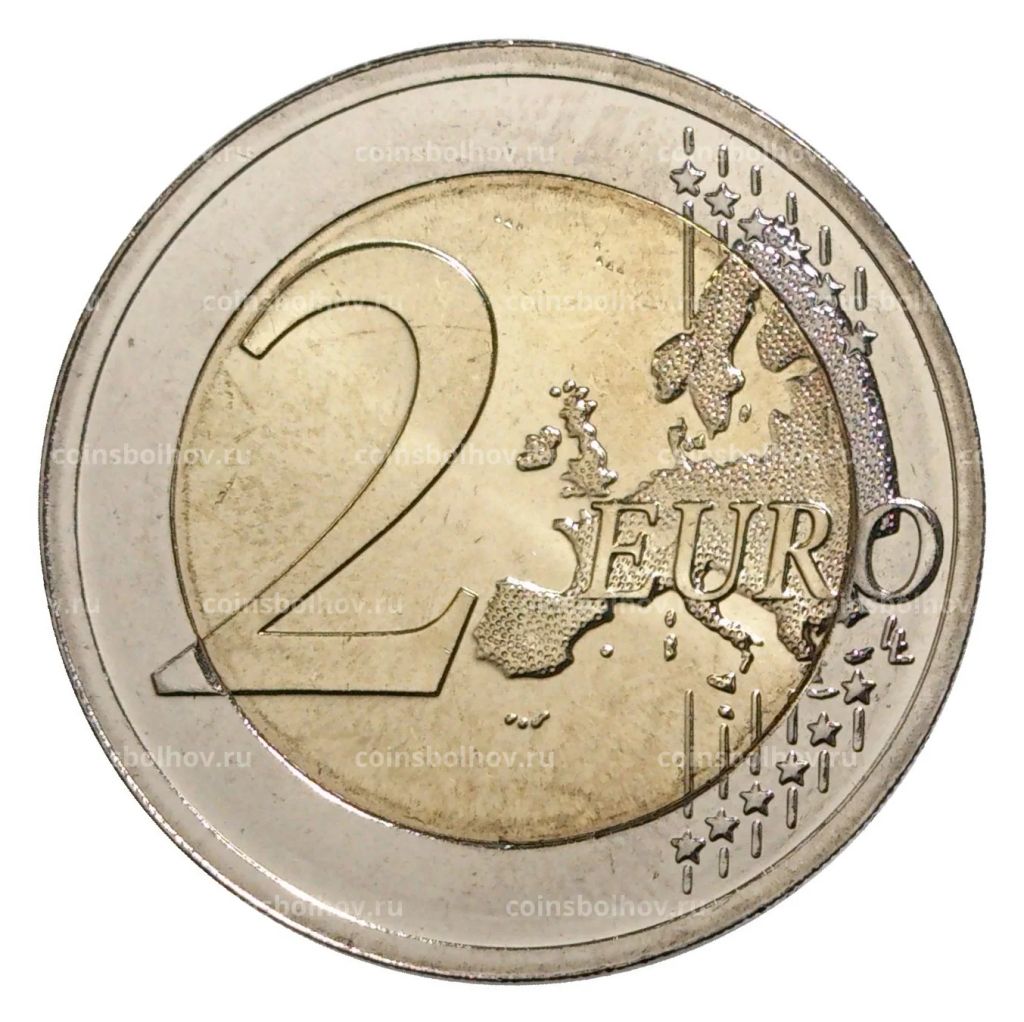 2 евро 2018 года А Германия 100 лет со дня рождения Гельмута Шмидта
