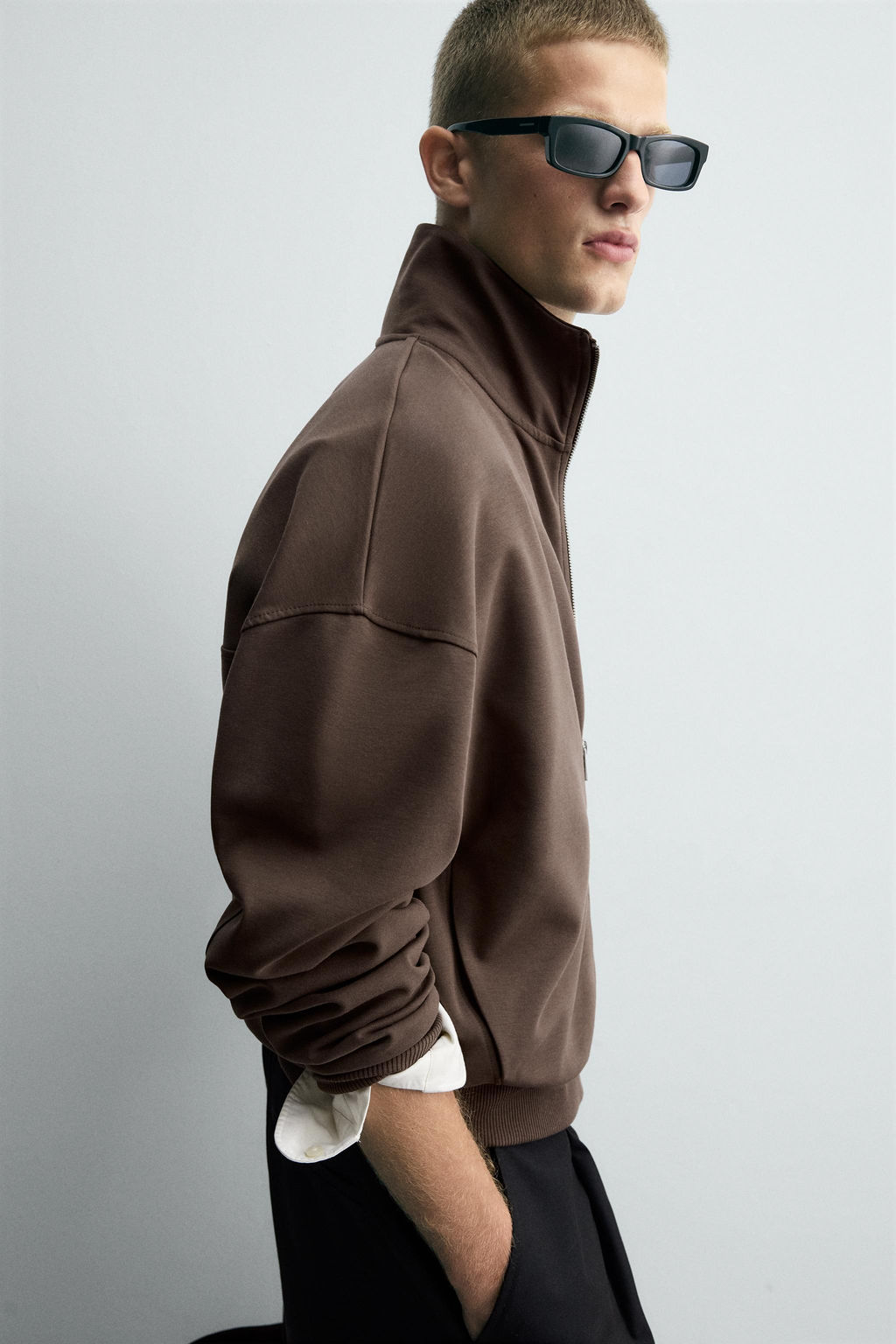 INTERLOCK LABEL JACKET - Zara фото 6