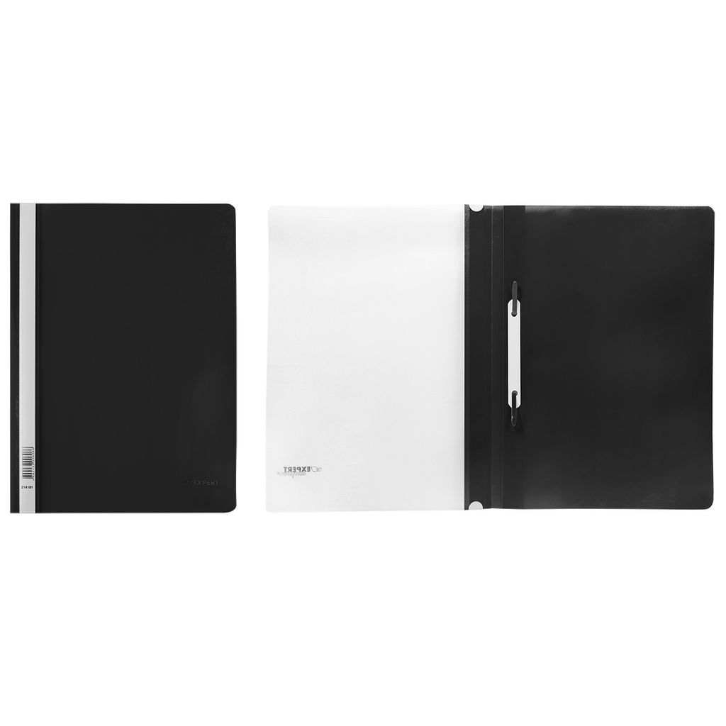 Expert Complete Premier Папка-скоросшиватель A4 140/180 мкм волокно 20 шт. черный NEW 214181