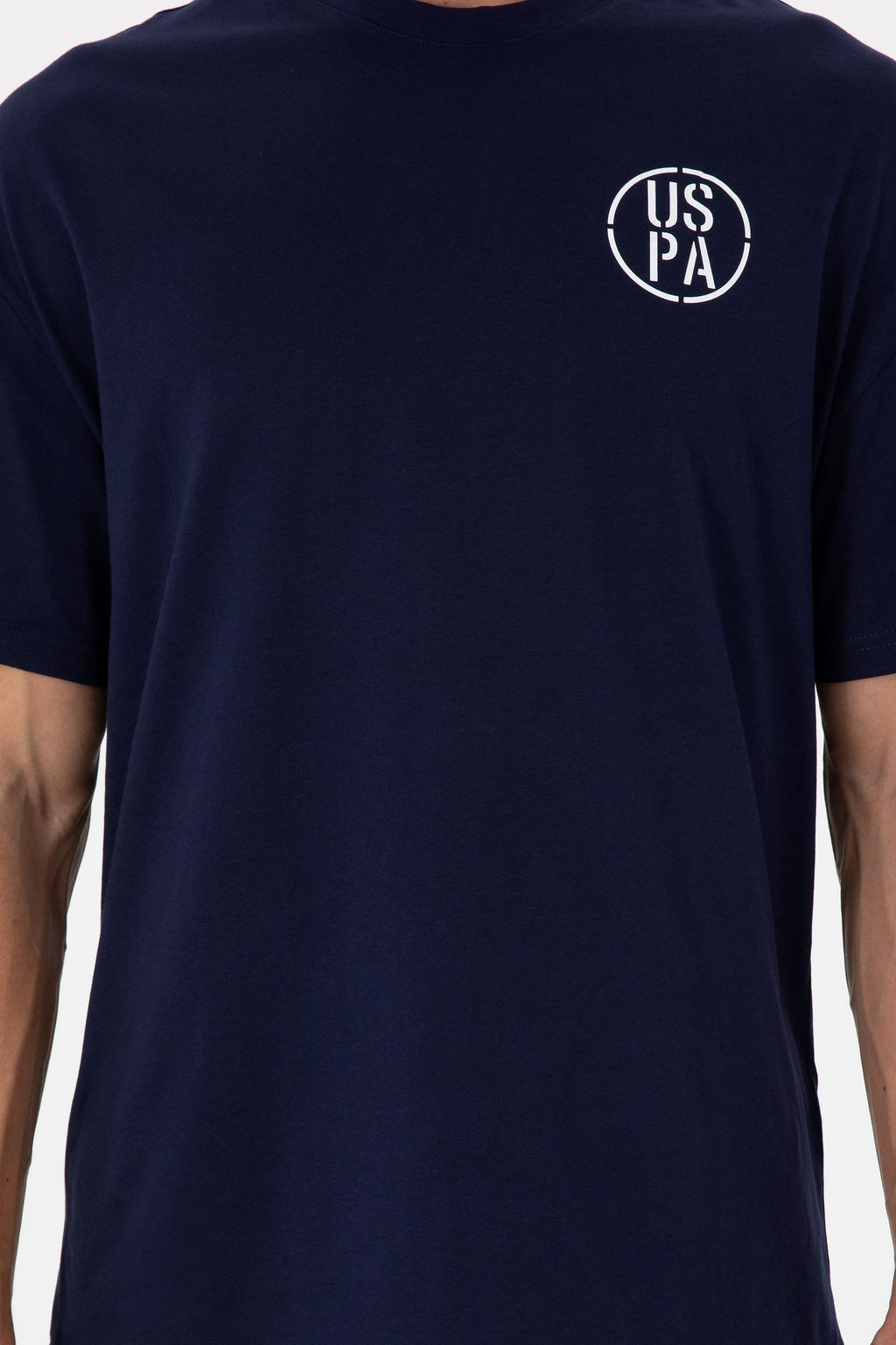 Футболка U.S. Polo Assn темно-синяя из хлопка фото 20