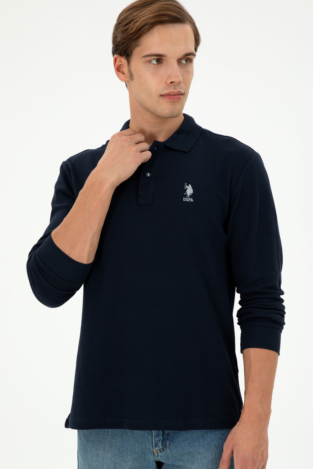 Мужской темно-синий базовый свитшот Неожиданная скидка в корзине - U.s. polo assn фото 9