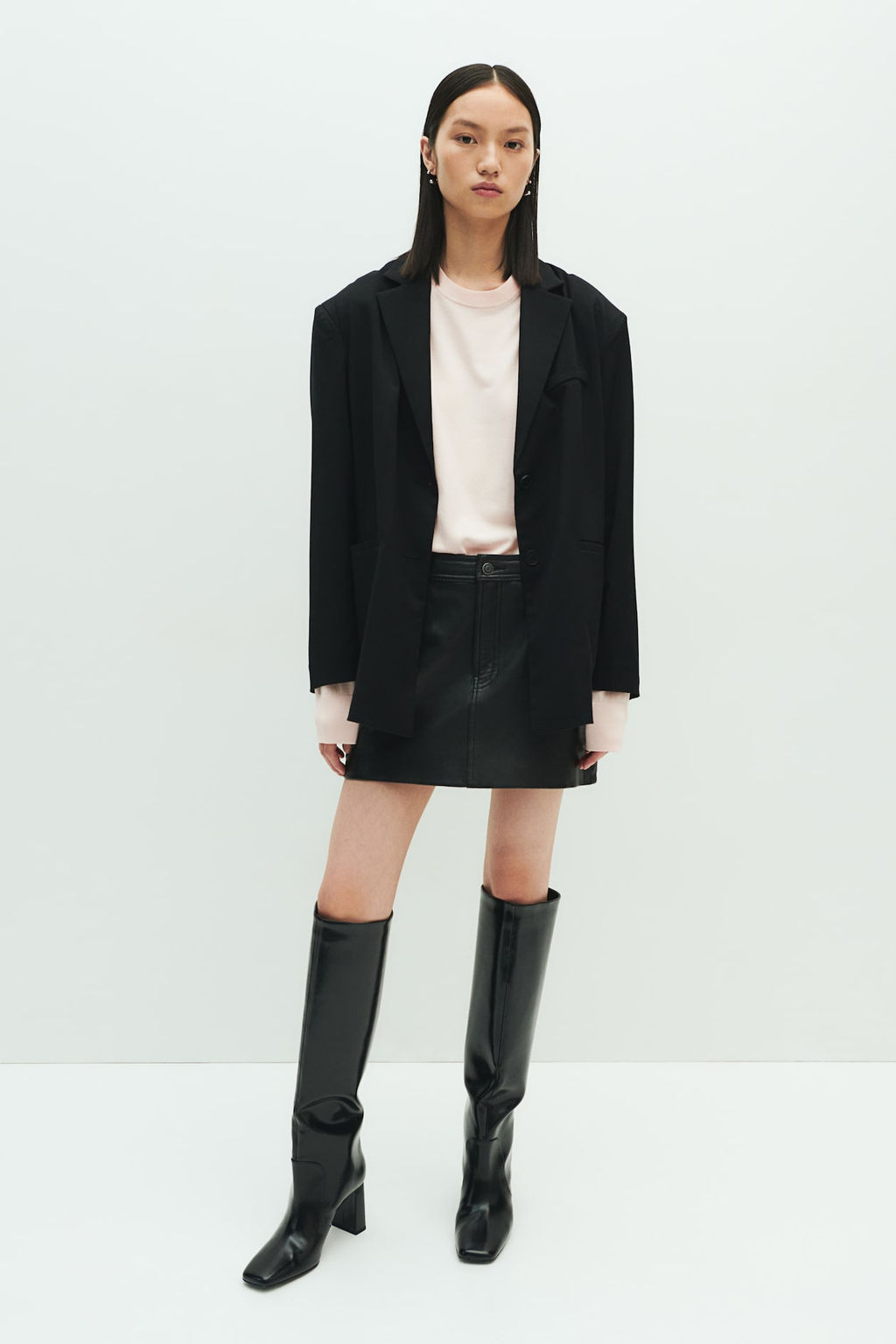 Jersey corto en punto fino - H&m фото 3