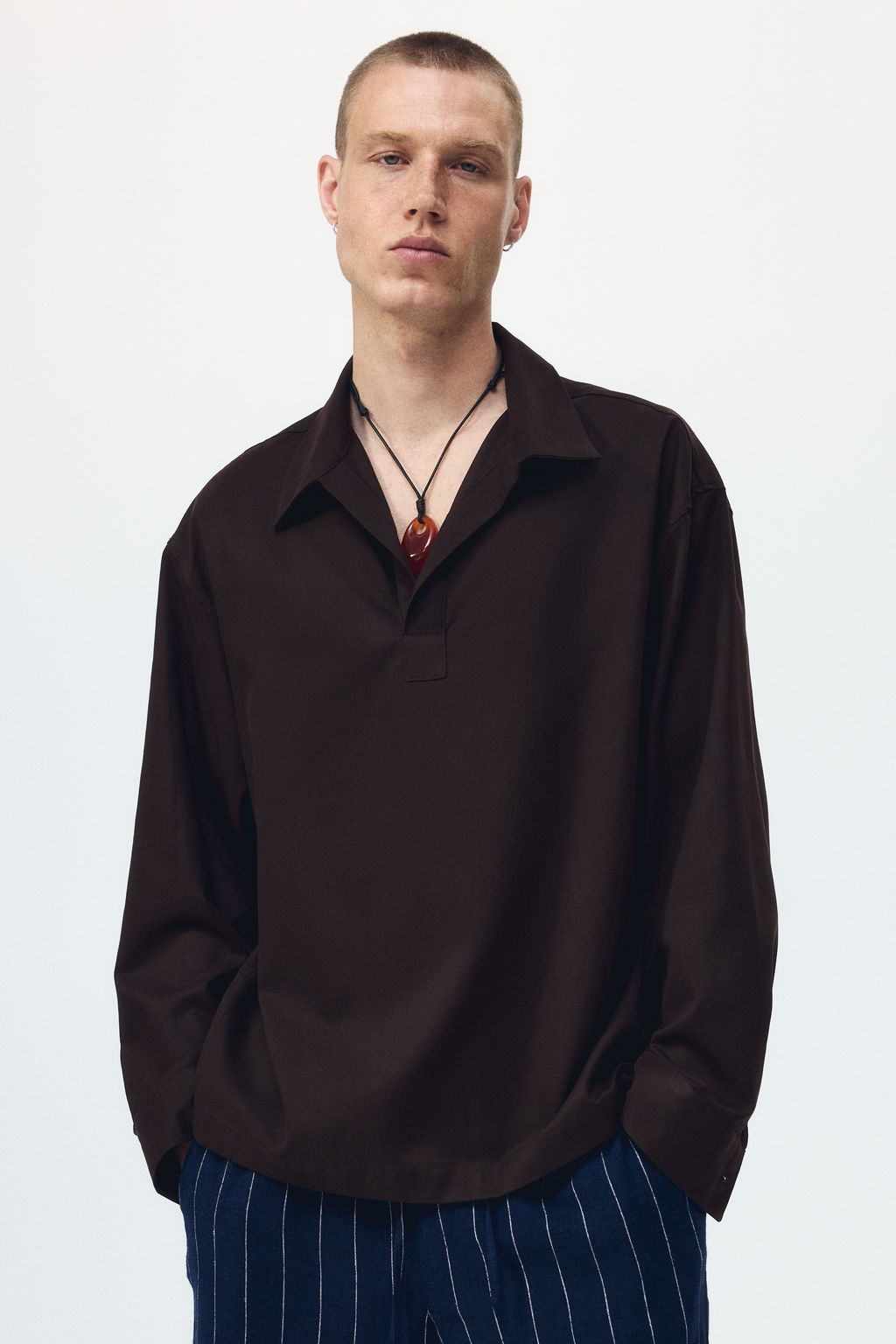 Camisa popover Relaxed Fit - H&m фото 5