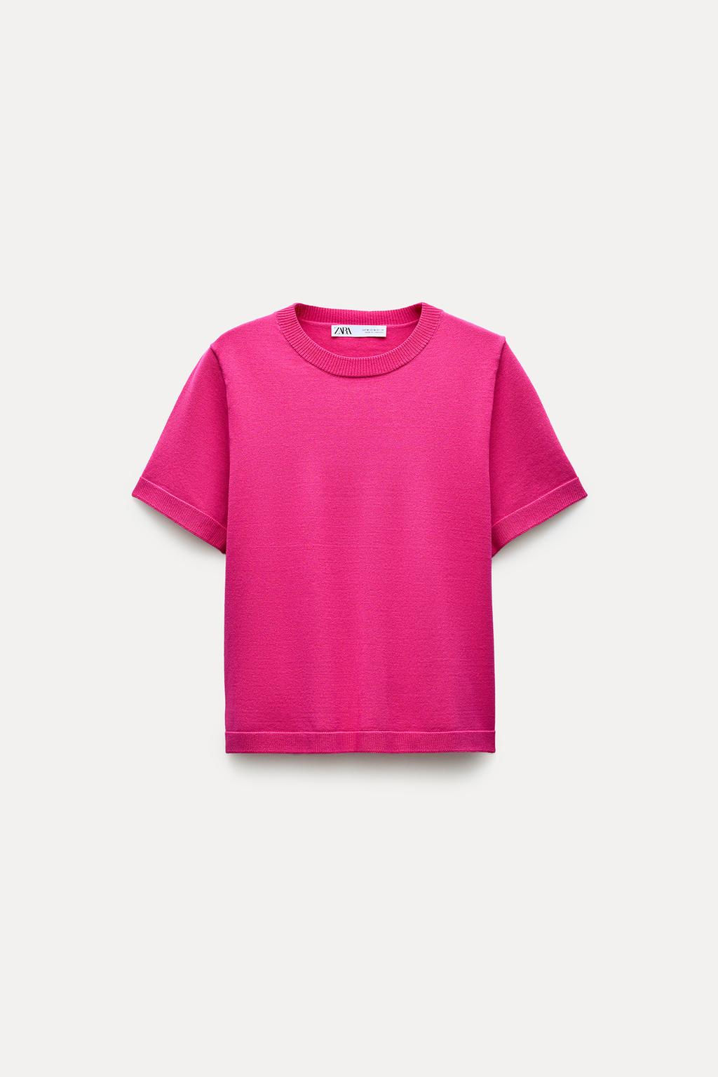 BASIC PLAIN KNIT TOP - Zara фото 11