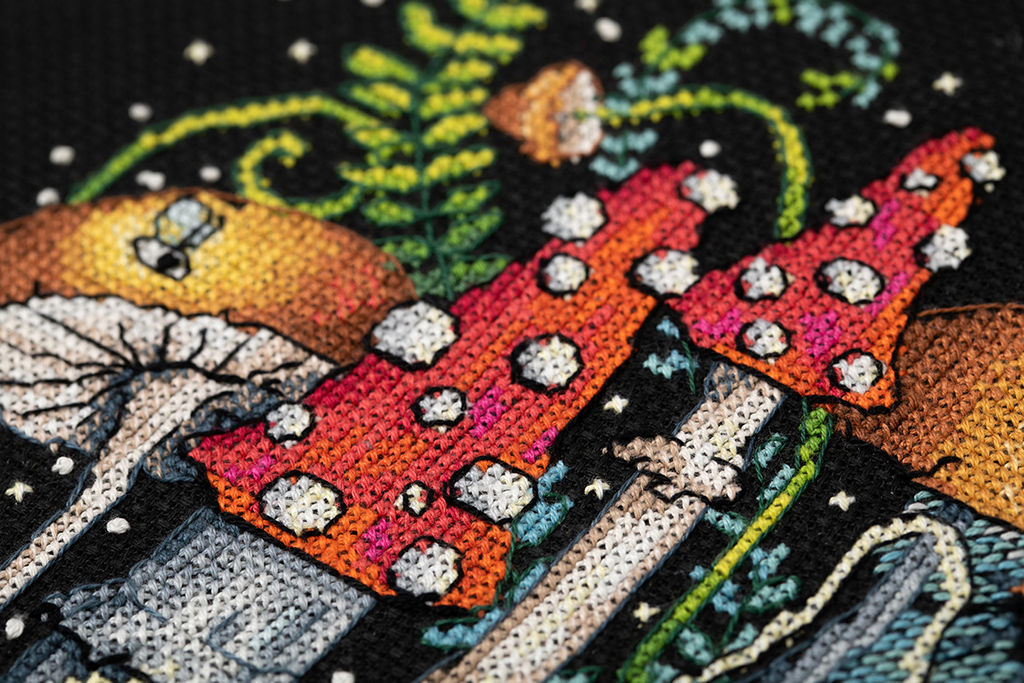 Набор для вышивания PANNA VS-7321 Грибной домик 19 х 24.5 см