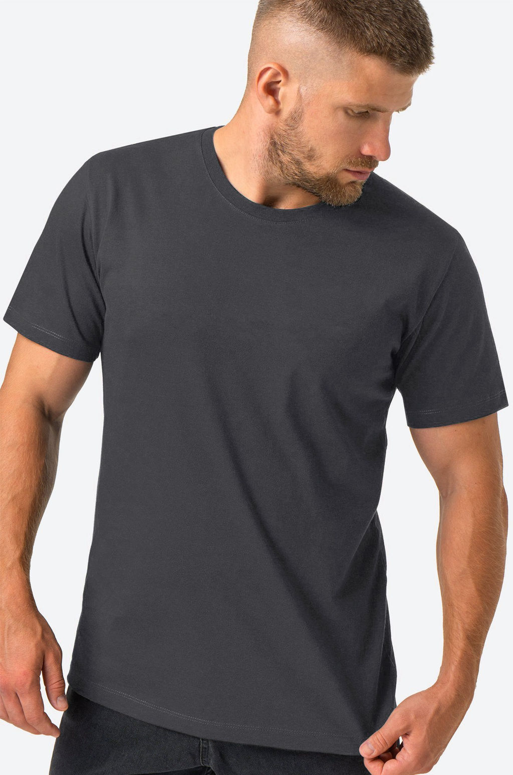 Мужская базовая футболка из хлопка 3 шт. Happyfox