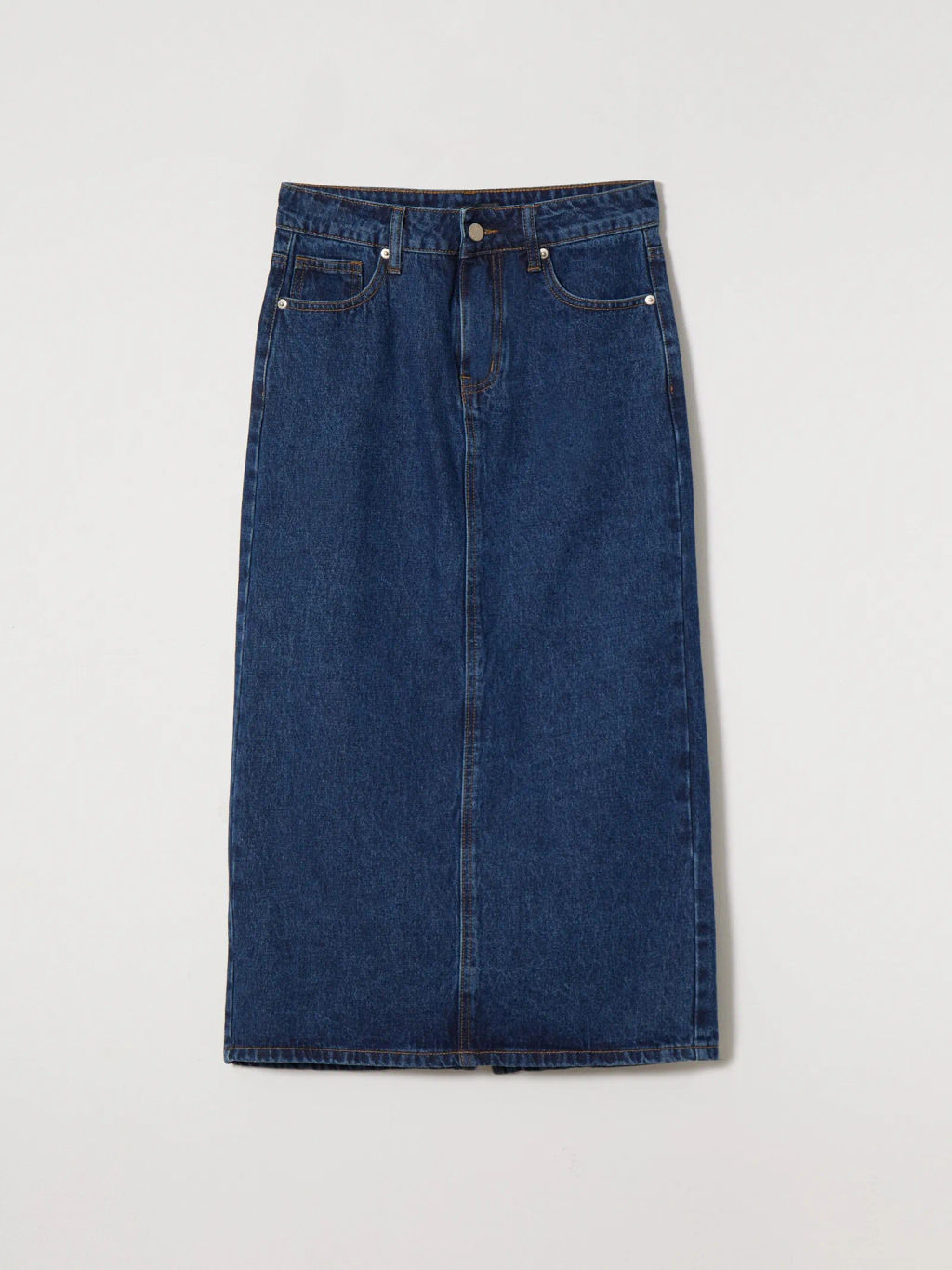 ЕМКА / Джинсовая юбка с высокой посадкой - Emka фото 7