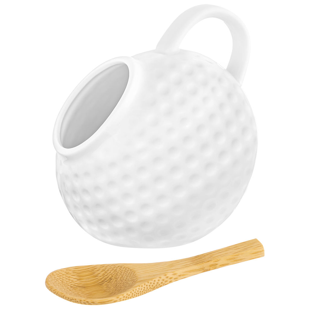 Банка д/соли 180 мл 10*10*10,5 см "Сфера" с деревянной ложкой