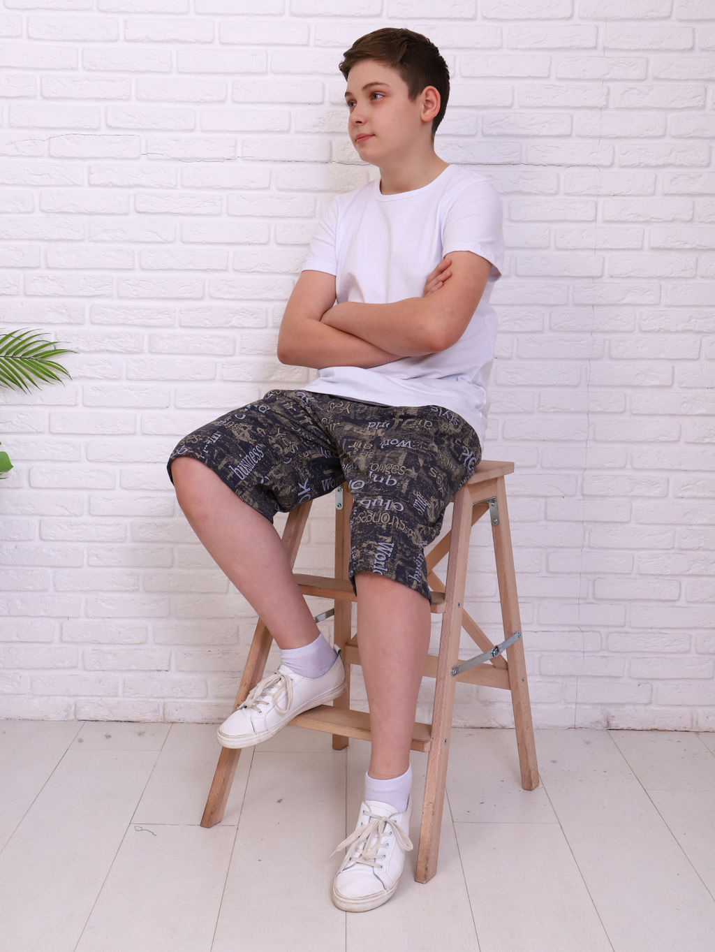 Шорты Спартак буквы серый - Ладошки фото 4