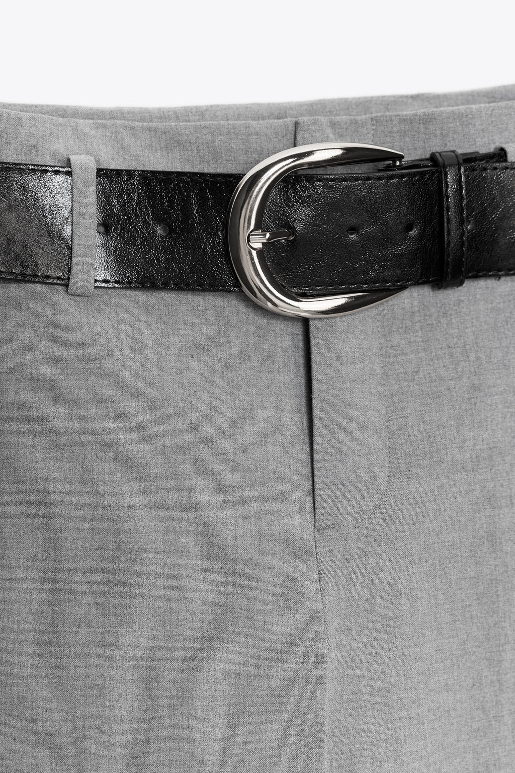 SLIM TROUSERS WITH BELT - Zara фото 3