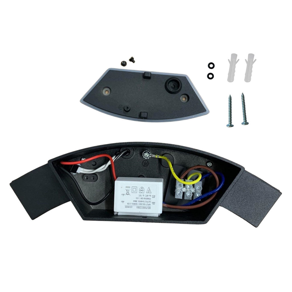 ULU-S72A-14W/4000K IP65 BLACK Светильник светодиодный уличный. Архитектурный накладной. Белый свет (4000K). Корпус черный. TM Uniel