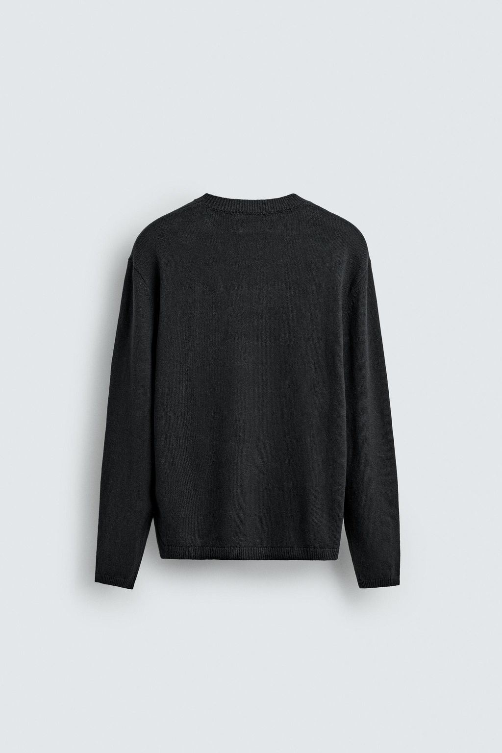 JERSEY REGULAR FIT ALGOD?N - LINO / Marino oscuro - Zara фото 8