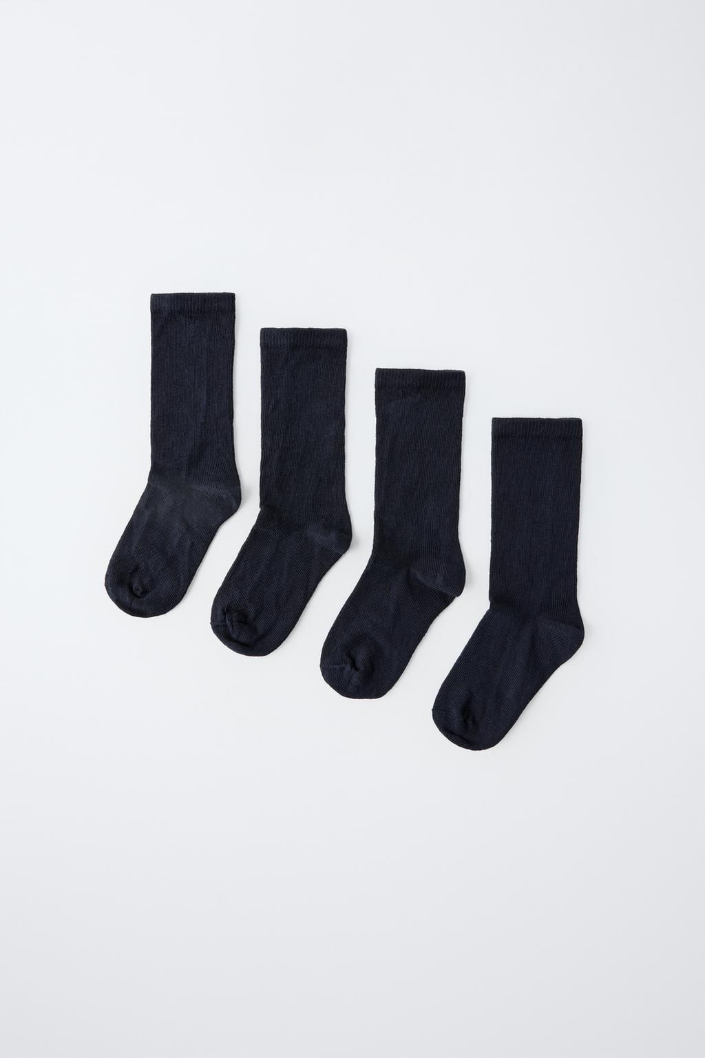 FOUR-PACK OF KNEE-HIGH SOCKS - Zara фото 4