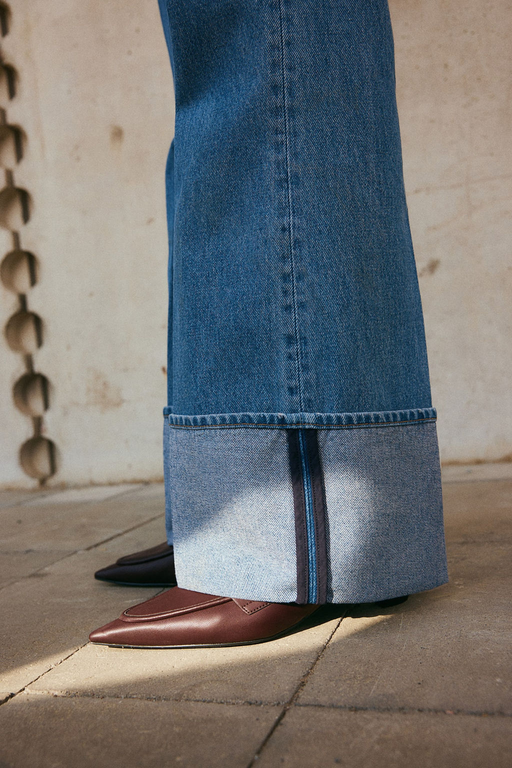 Vaquero con vuelta ancha - H&m фото 2