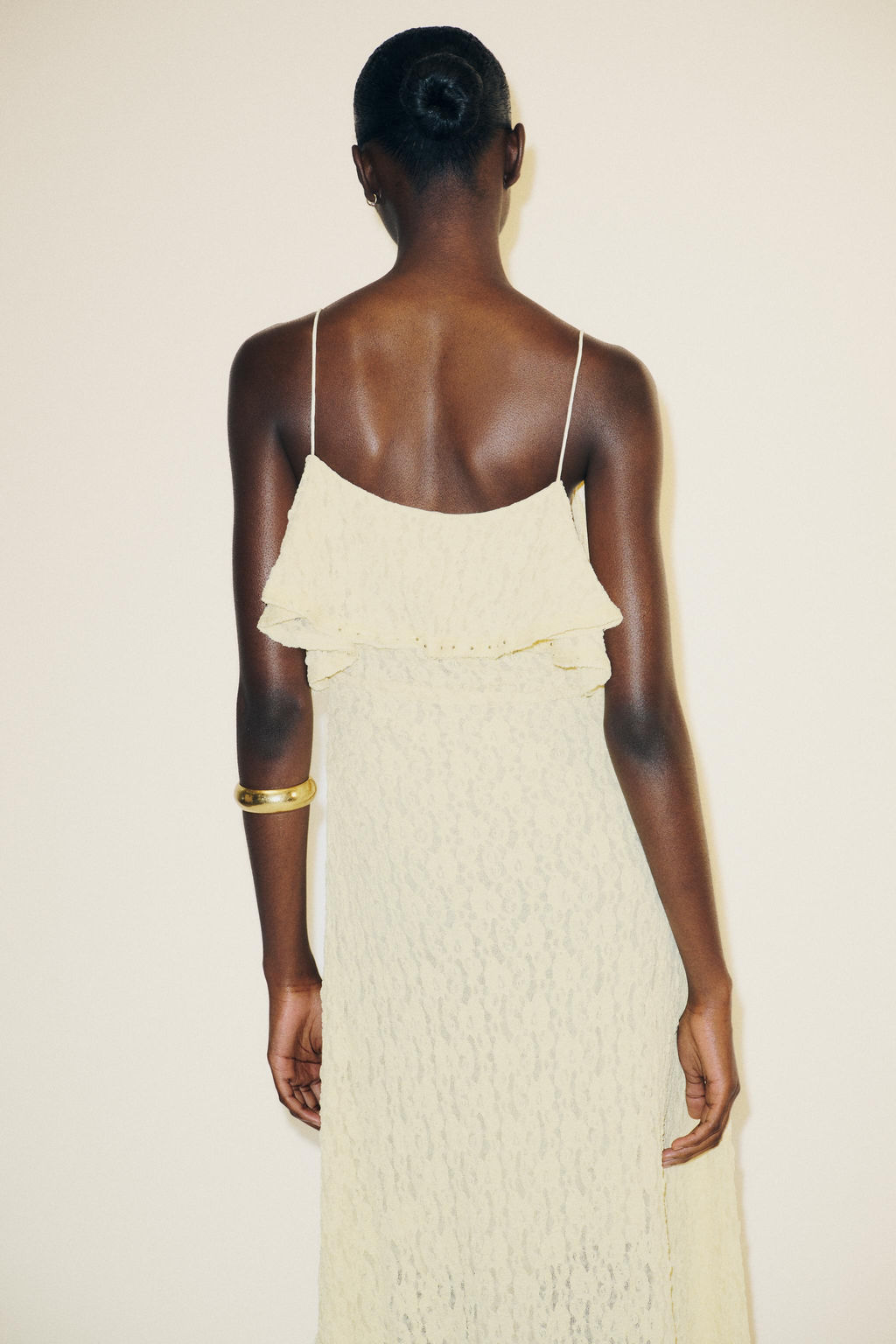 STUDDED LACE DRESS - Zara фото 14