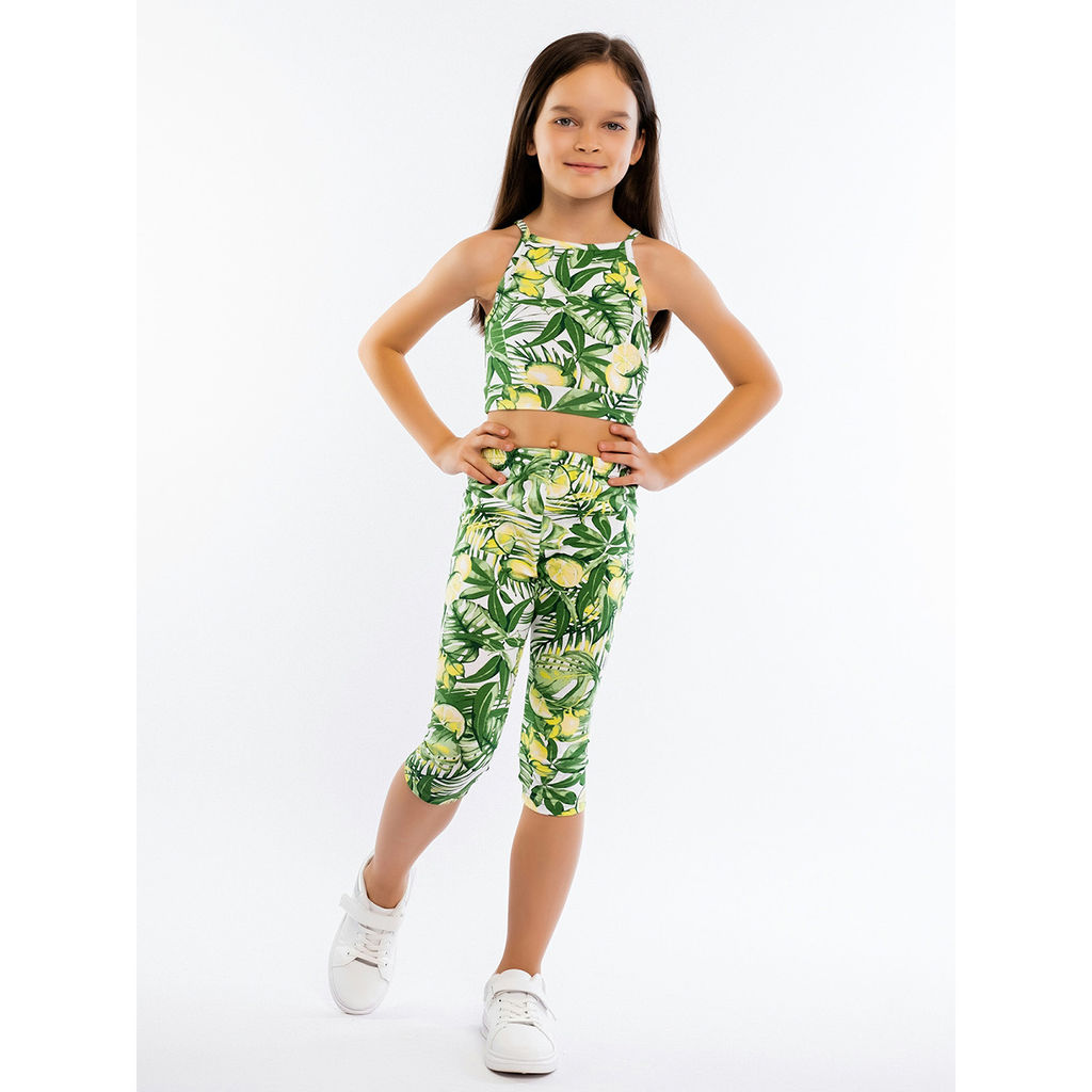 Комплект лосины 3/4 кулирка лайкра 7612104601