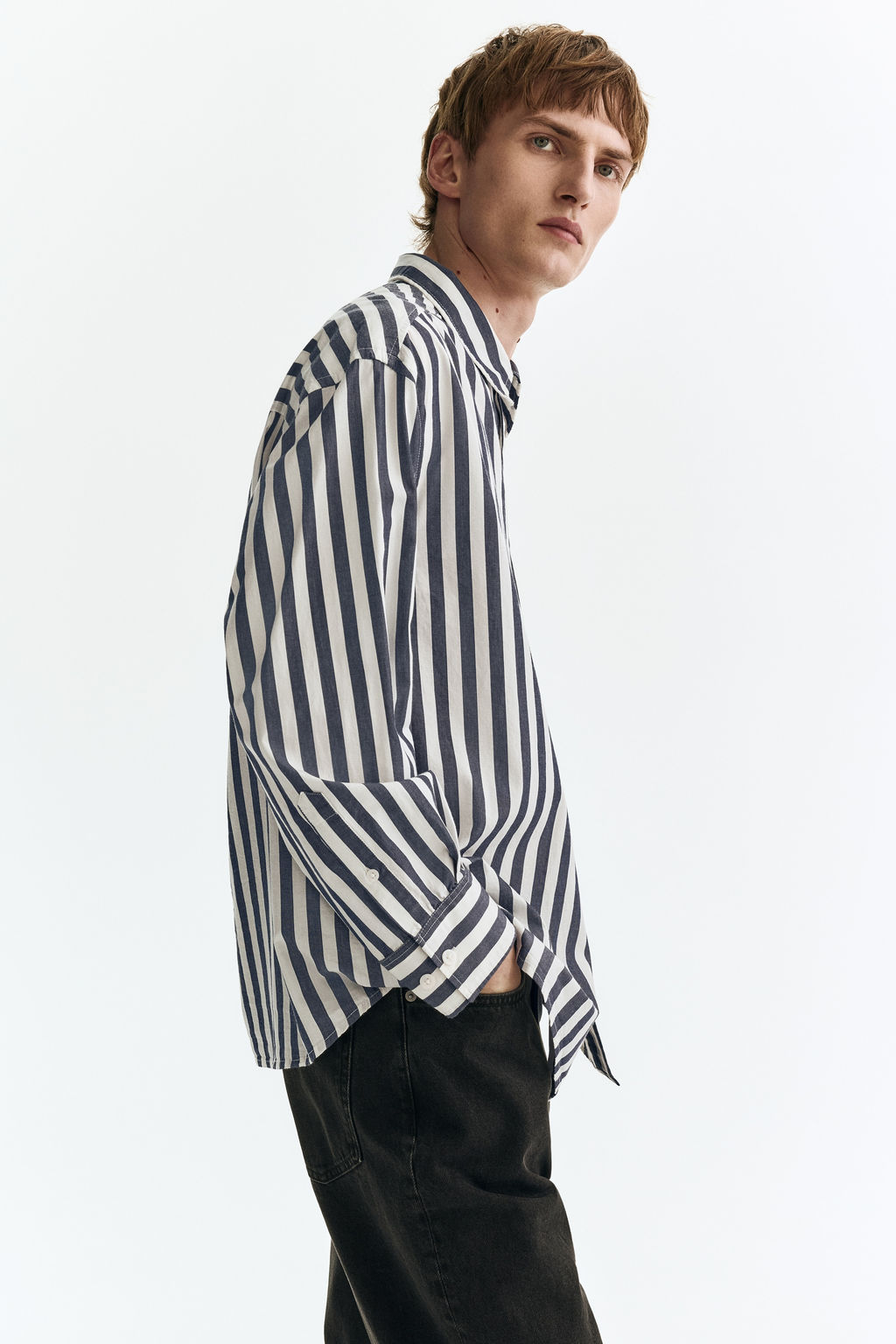 Camisa de popelina Relaxed Fit - H&m фото 7