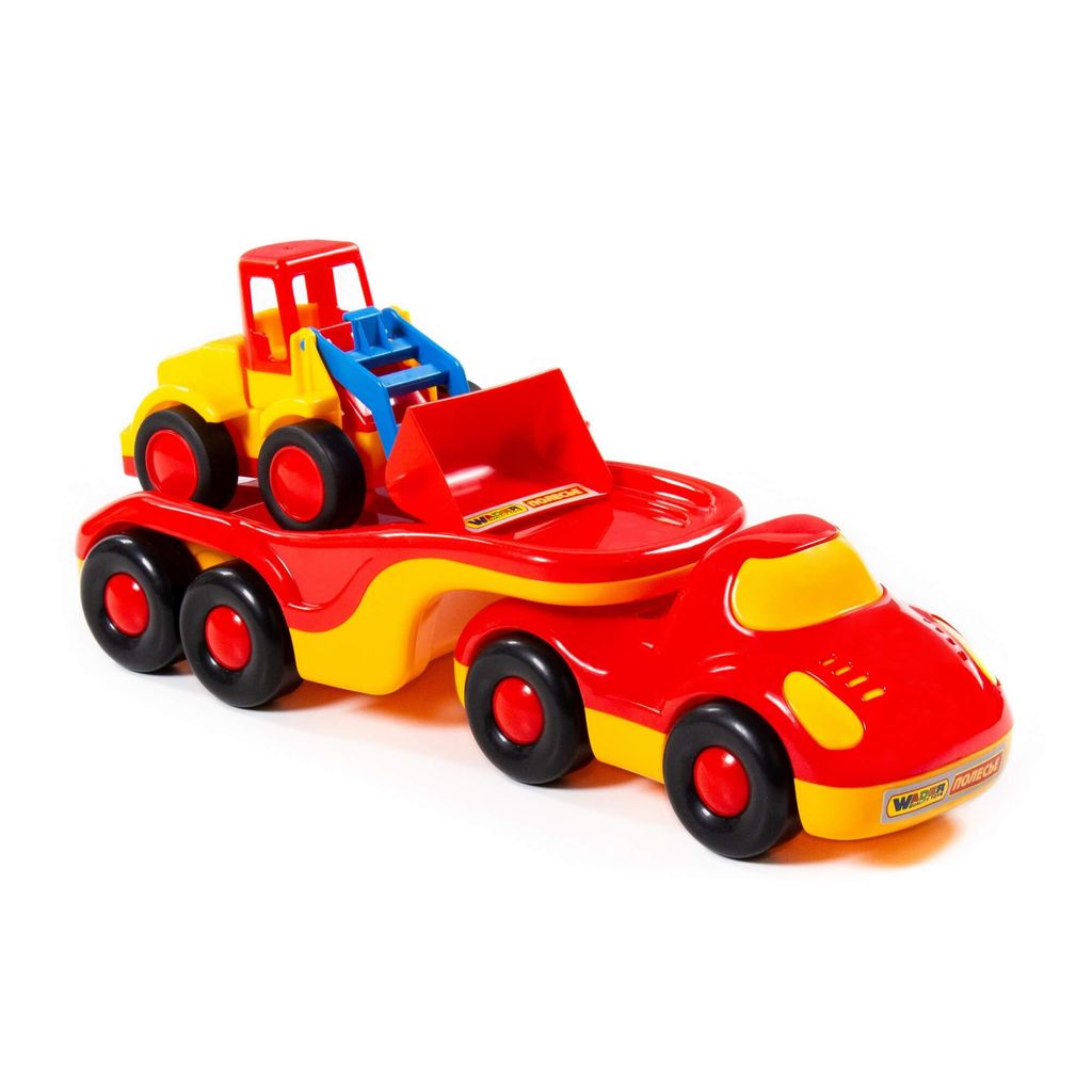 Дружок, автомобиль-трейлер + Базик, погрузчик - Полесье фото 9