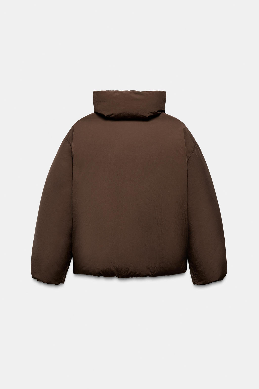 SHORT QUILTED ANORAK WITH WATER AND WIND PROTECTION - Zara фото 7