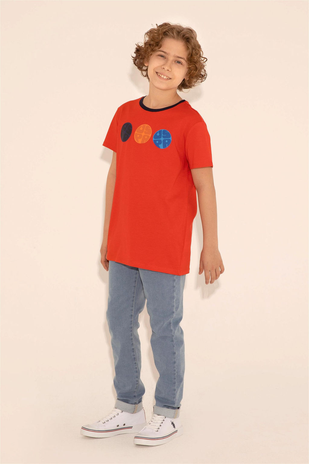 Голубые джинсовые брюки для мальчика - U.s. polo assn фото 8