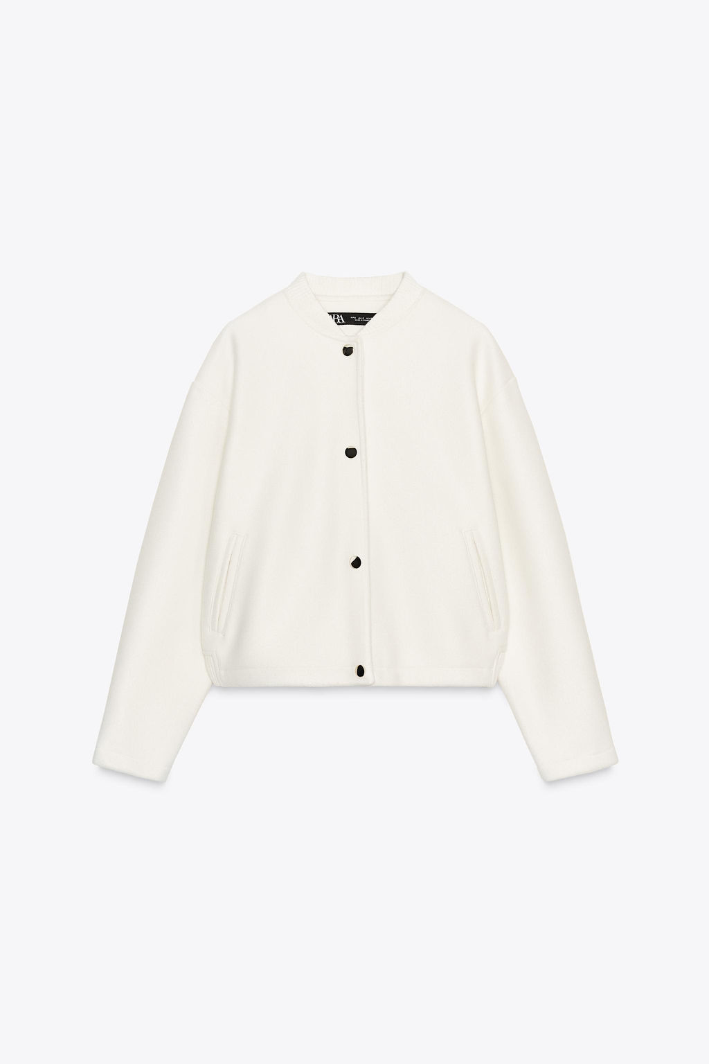 SOFT BOMBER JACKET WITH GOLDEN BUTTONS - Zara фото 7