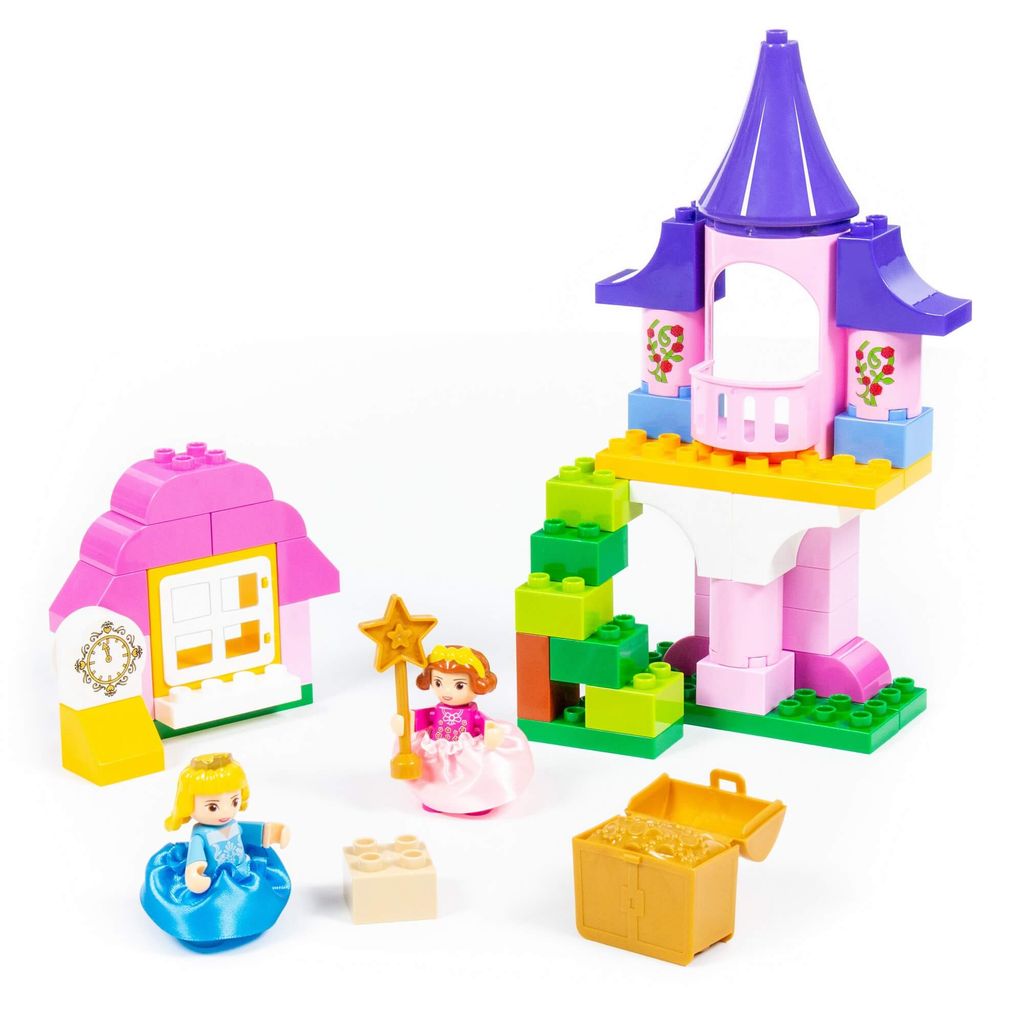 Конструктор Макси - Весёлая принцесса (50 элементов) (в коробке) - Полесье фото 3