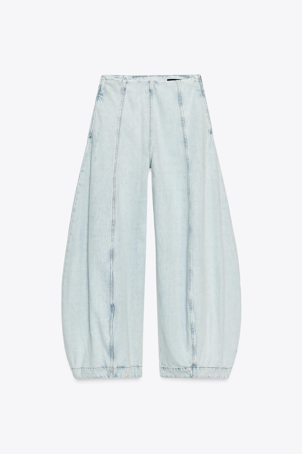 JEANS ZW COLLECTION HIGH-WAIST BALLOON - Zara фото 14
