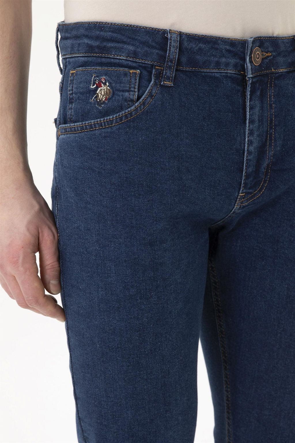 Мужские синие джинсовые брюки - U.s. polo assn фото 5