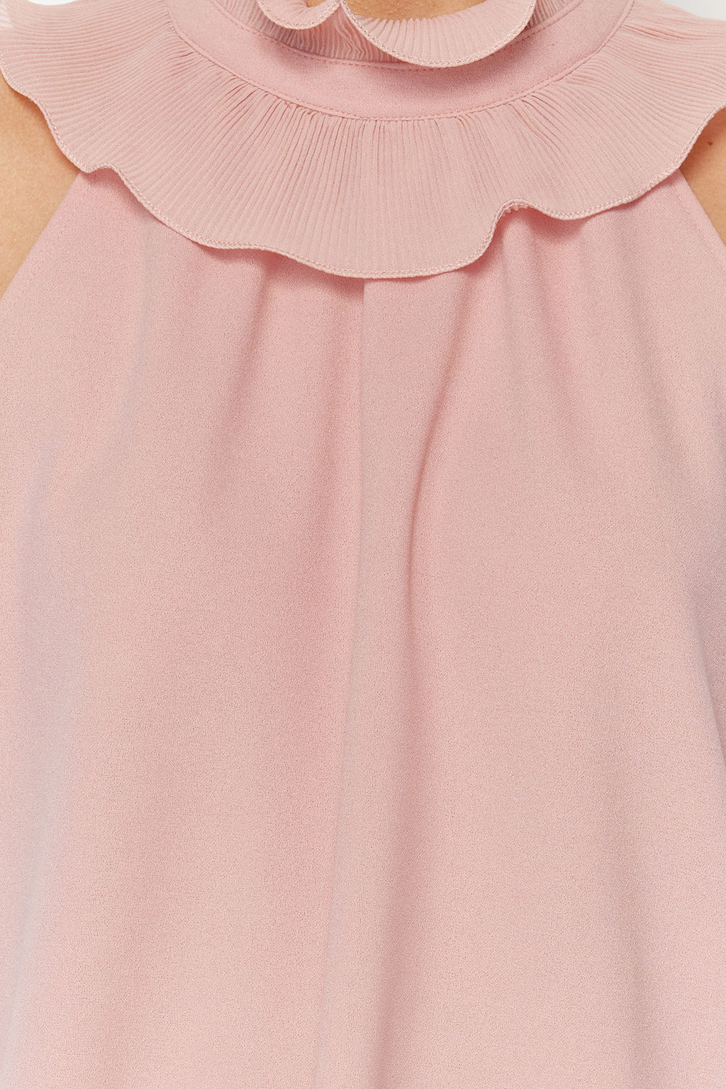 Trendyolmilla Ekru Yaka Detayl? Smart Krep Orme Bluz TWOSS23BZ00932 фото 20