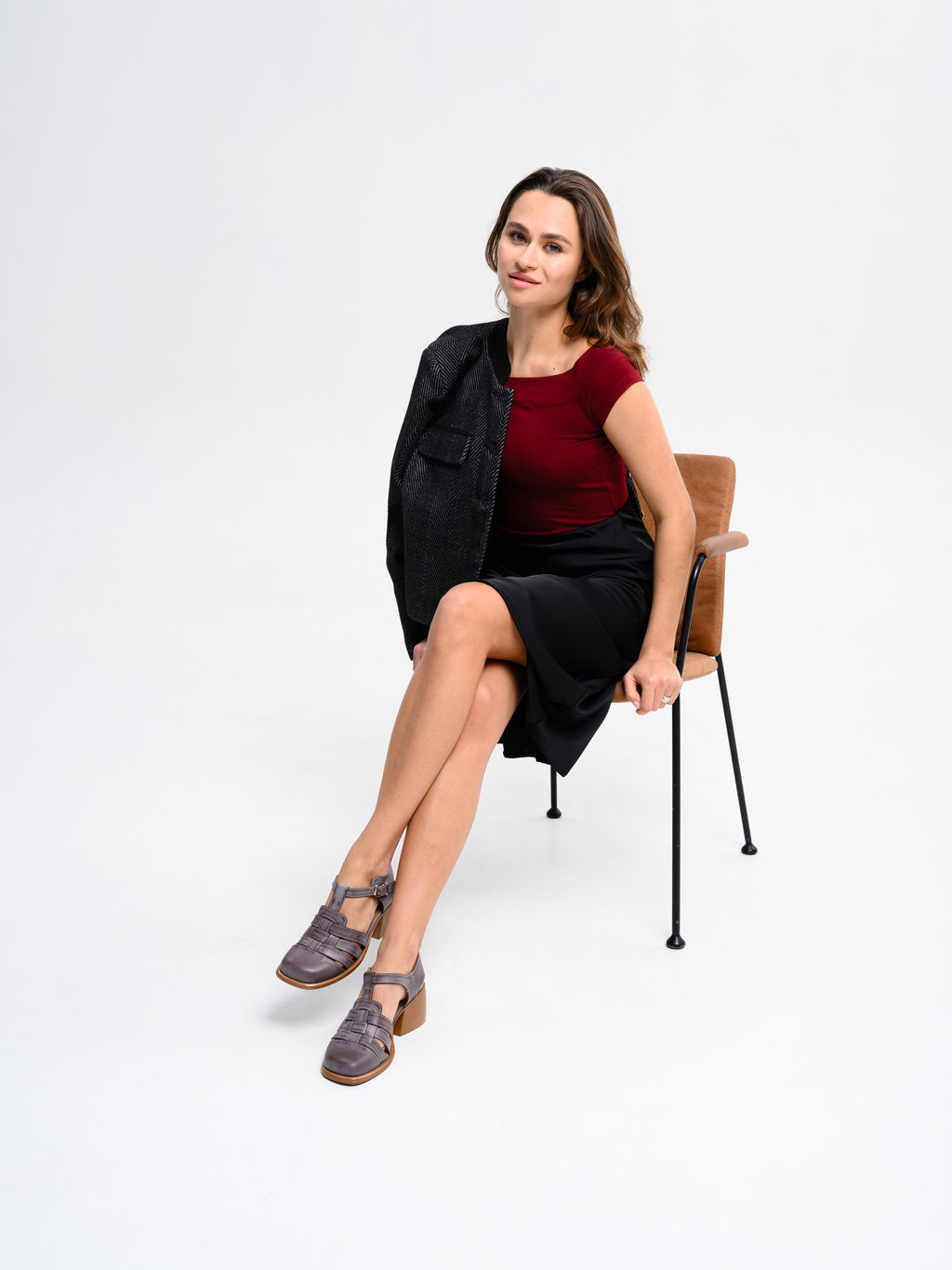 Босоножки 5035.23663bе.Вакса коричневый+коричневый