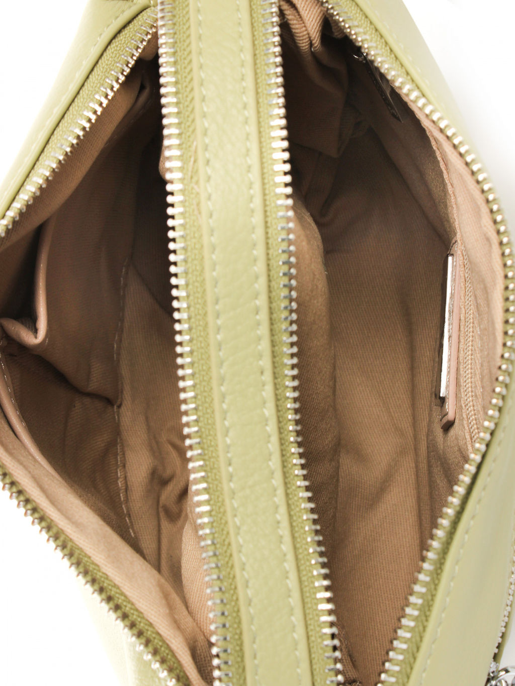 LACCOMA сумка АС0749Ш-зеленый натуральная кожа хлопок  фото 6